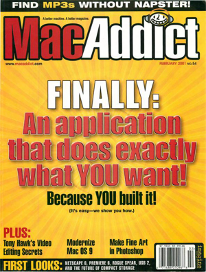 MacAddict cover for issue #54